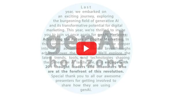 genAI Horizons: Advancing the Future of Digital Marketing 2024